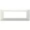 Vimar - 14657.06 - Plaque 7M techn. blanc granit