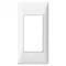 Vimar - 14666.01 - Plaque 1Mhuiss. techn.blanc