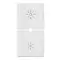 Vimar - 14755.3 - Due mezzi tasti 1M dimmer bianco