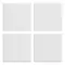 Vimar - 14843 - Cuatro medias teclas 1M s/símbolo blanco