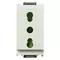 Vimar - 16203.B - 2P+E 16A P17/11 outlet white