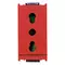 Vimar - 16203.R - 2P+E 16A P17/11 outlet red
