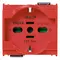 Vimar - 16210.R - Toma 2P+T 16A universal rojo