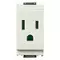 Vimar - 16242.B - 2P+E 15A 127V USA SICURY outlet white