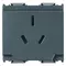 Vimar - 16261 - 2P+E 10A Australian SICURY-outlet grey