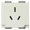 Vimar - 16261.B - 2P+E 10A Australian SICURY-outlet white