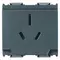 Vimar - 16262 - 2P+E 15A Australian SICURY-outlet grey