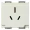 Vimar - 16262.B - 2P+E 15A Australian SICURY-outlet white