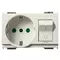 Vimar - 16276.B - 2P+E 16A P30 outlet+C16 CB white