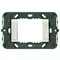 Vimar - 16722.B - Frame 2M grooved front white