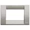 Vimar - 16733.24 - Classica plate 3M metal metall.titanium