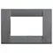 Vimar - 16733.46 - Classica plate 3M metal slate grey