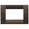 Vimar - 16733.56 - Plaque Classica 3M bois wengé