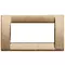 Vimar - 16734.22 - Placa Classica 4M met.bronce metalizado