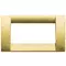 Vimar - 16734.33 - Classica plate 4M metal matt gold