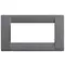 Vimar - 16734.46 - Classica plate 4M metal slate grey