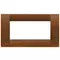 Vimar - 16734.55 - Plaque Classica 4M bois noyer