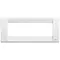 Vimar - 16736.01 - Classica plate 6M metal white