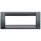 Vimar - 16736.11 - Classica plate 6M metal black