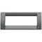 Vimar - 16736.23 - Classica plate6M metal metall.anthracite