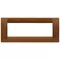 Vimar - 16736.55 - Classica plate 6M wood walnut