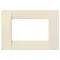 Vimar - 16743.D.04 - Plaque Classica 3M Silk blanc Idea