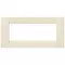 Vimar - 16745.D.04 - Placa Classica 5M Silk blanco Idea