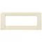 Vimar - 16746.D.04 - Placa Classica 6M Silk blanco Idea