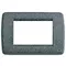 Vimar - 16753.46 - Rondò plate 3M metal slate grey