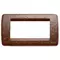 Vimar - 16754.57 - Rondò plate 4M wood teak