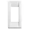 Vimar - 16781.01 - Classica plate 1Mpan metal white