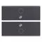 Vimar - 16842.0 - Two half-buttons 2M O symbol grey