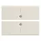 Vimar - 16842.1.B - Two half-buttons 2M I symbol white