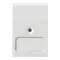 Vimar - 16971.1T.B - Button 1M with name-plate white