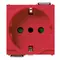 Vimar - 17039.R - 2P+E 16A P30 outlet red