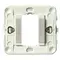 Vimar - 17081.B - Supporto rigato 1M +griffe bianco