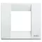 Vimar - 17092.01 - Classica plate 1-2M metal white