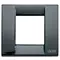 Vimar - 17092.11 - Placa Classica 1-2M met.negro