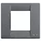 Vimar - 17092.46 - Classica plate 1-2M metal slate grey