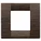 Vimar - 17092.56 - Classica plate 1-2M wood wengé