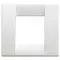 Vimar - 17097.01 - Placca Classica 1-2M bianco brill.