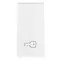 Vimar - 19021.P.B - Button 1M key symbol white