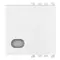 Vimar - 19027.B - Tasto 2M con diffusore bianco