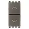 Vimar - 19062.M - Two interlocked NO+NO 10A pushes Metal