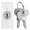 Vimar - 19082.B - 2P 16AX 1-way-switch +key in OFF white