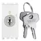 Vimar - 19086.B - 2P NO 16A push button +key white