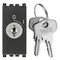 Vimar - 19086.CU - 2P NO 16A push button +000-key grey