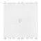 Vimar - 19113.2.B - Inverseur axial 1P 16AX 2M blanc