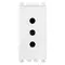 Vimar - 19201.AB.B - 2P+E 10A P11 outlet antibacterial white