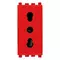 Vimar - 19203.R - 2P+E 16A P17/11 outlet red